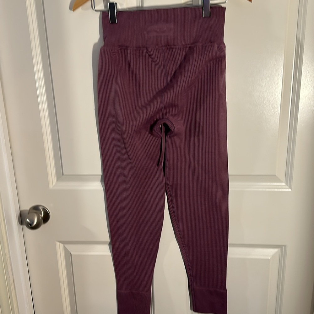 Victoria Secret Pink Waffle Knit Jogger Leggings sz Med NWOT!! - Picture 5 of 6